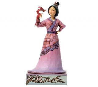 Jim Shore Disney Traditions Mulan with Mushu Figurine   C213999 —