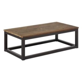 ZUO Civic Center 43.3 in. Long Distressed Natural Coffee Table 98123