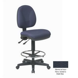 Office Star WorkSmart Black Drafting Office Chair