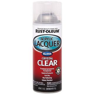 Rust Oleum Acrylic Lacquer Gloss, Clear