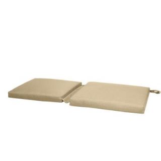 Paradise Cushions Sand Solid 1 Piece Outdoor Hinged Bench Cushion HD4618 48019