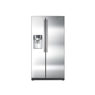 Samsung 25.5 cu ft Side By Side Refrigerator with Single Ice Maker (Stainless Steel) ENERGY STAR