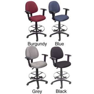 Boss Contoured Comfort Drafting Chair with Arms