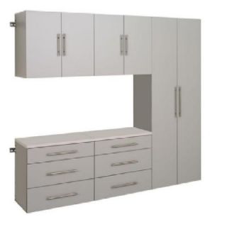 Prepac HangUps 72 in. Light Gray Storage Cabinet Set H GRGW 0708 5M