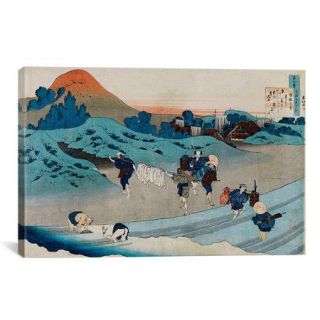 iCanvas 'The One Hundred Poems as Told by the Nurse' by Katsushika Hokusai Painting Print on Canvas