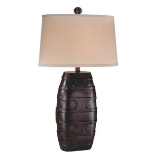 Anthony California Wide Base 30.5 H Table Lamp with Empire Shade
