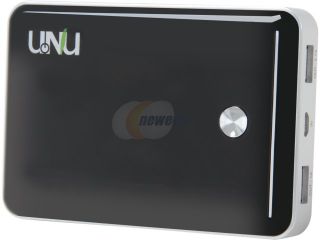 UNU Enerpak Vault Black 11000 mAh Dual Port Battery Pack PB 01 11000BS