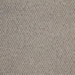 TrafficMASTER Big Picture   Color White Pewter Textured Berber 12 ft. Carpet HD99813