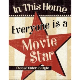 In This Home Everyone is a Star Poster Print by Pela (11 x 14)