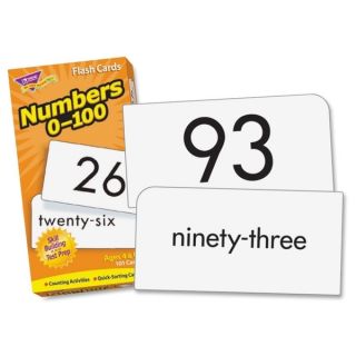 Trend Numbers 0 100 Skill Drill Flash Cards   101/BX   17454016