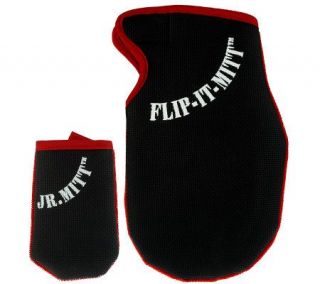 Huntingtons Set of 2 Flip It Mitt and Jr. Mitt Lint Removers —