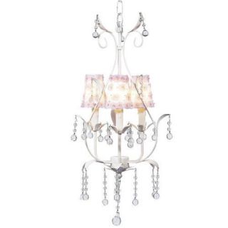 Jubilee Collection Pear 3 Light Chandelier with Bulb Cover