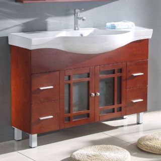 Legion Furniture Trails 48 in. Single Bathroom Vanity with Optional Mirror   Single Sink Vanities