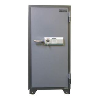 First Alert 5.91 cu. ft. Capacity and Solid Steel Construction Fire Resistant Digital Safe 2702DF