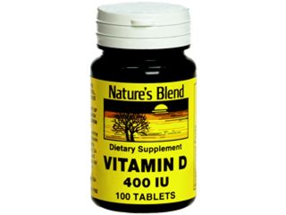 Nature's Blend Vitamin D 400 IU   100 Tablets