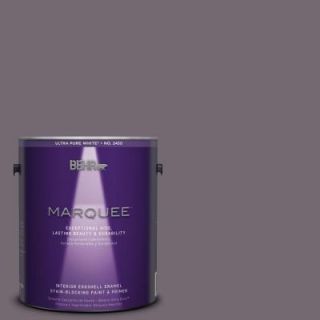 BEHR MARQUEE 1 gal. #MQ1 33 Sultry Smoke One Coat Hide Eggshell Enamel Interior Paint 245301