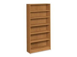 HON Company 6 Shelf Bookcase, 36"X11 1/2",72 5/8", Harvest