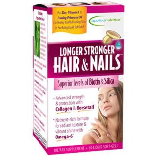Longer Stronger Hair & Nails Supplement, 60ct