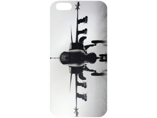 OTM iPhone 6 White Glossy Case Rugged Collection, Airplane