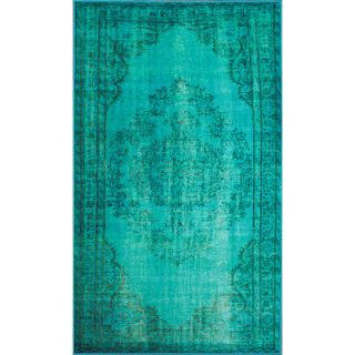 nuLOOM Remade Turquoise Area Rug