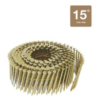 Hitachi 2 in. x 0.083 in. Brite Basic Full Round Head Smooth Shank Mini Wire Coil Nails (12,000 Pack) 12315
