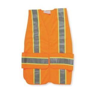 Condor 1YAJ9 XL/2XL Orange Polyester Expandable High Visibility Vest