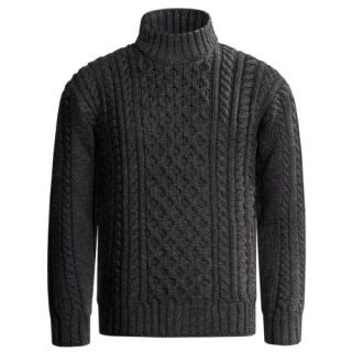 Peregrine by J.G. Glover Aran Cable Sweater (For Men) 69
