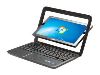 DELL Inspiron Duo Intel Atom 2 GB Memory 320 GB HDD 10.1" Tablet PC (Foggy Night Black) with Audio Station Windows 7 Home Premium 32 bit
