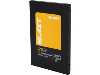Patriot Blast 2.5" 120GB SATA III Internal Solid State Drive (SSD) PBT120GS25SSDBK