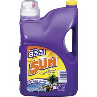 Sun 2x Ultra Tropical Breeze Laundry Detergent With Sunsational Scents, 188 oz