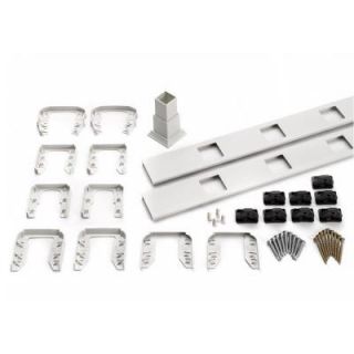 Trex Transcend 91.5 in. Composite White Square Baluster Stair Accessory Kit 5457308