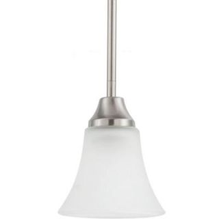 Sea Gull Lighting Holman 1 Light Brushed Nickel Mini Pendant 61806 962