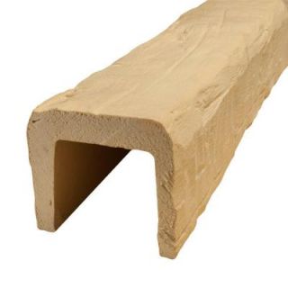 American Pro Decor 7 1/2 in. x 6 5/8 in. x 6 in. Long Unfinished Faux Wood Beam Sample 5APD10334