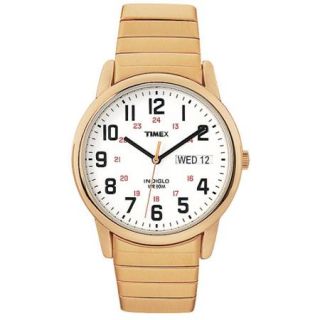Timex Men's Easy Reader Watch, Gold Tone Stainless Steel Expansion Band