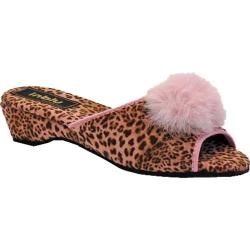 Womens Inblu Cheetah Print Slipper Pink  ™ Shopping   The