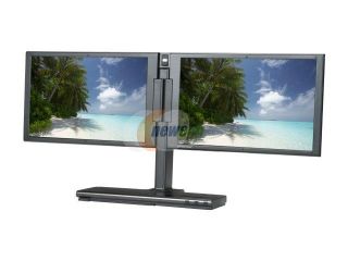 EVGA InterView (200 LM 1700 KR) Black Dual 17" 8ms Widescreen LCD Monitor 220 cd/m2 500:1