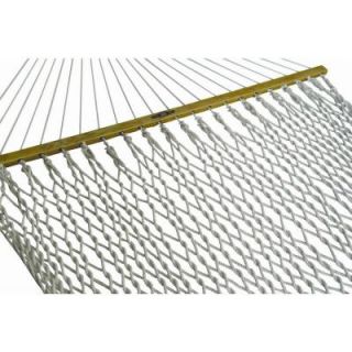 Pawleys Island 13 ft. Deluxe Cotton Rope Hammock in White 14OC