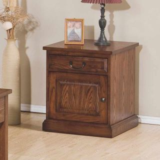 Zahara 1 Drawer and Door End Table   End Tables