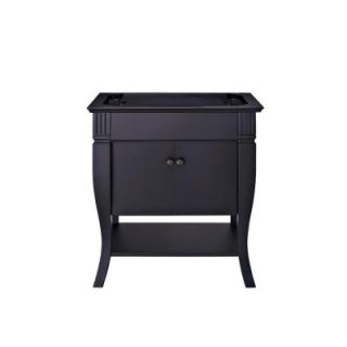 RYVYR Colorado 24 in. Vanity Cabinet Only with Doors in Black V COLORADO DR24BK