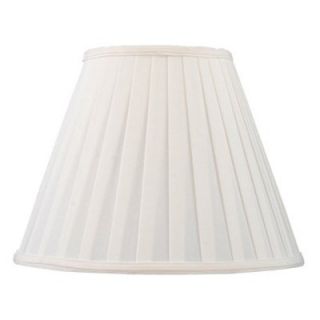 Livex S594 Shantung Silk Pleat Empire Lamp Shade in White