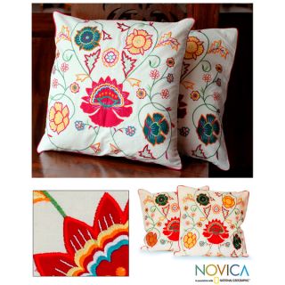 Cotton Eternal Spring Cushion Covers (Set of 2) (India)  