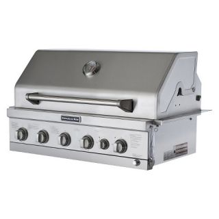 KitchenAid 4 Burner Built In Propane Gas Island Grill with Searing
