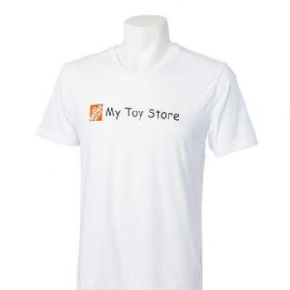 The Men's White Large My Toy Store T Shirt 1301613 03