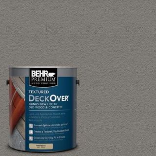 BEHR Premium Textured DeckOver 1 gal. #SC 137 Drift Gray Wood and Concrete Coating 500501