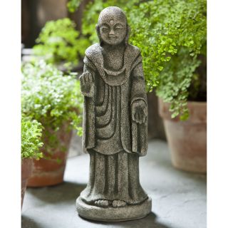 Campania International Artifact Buddha Cast Stone Garden Statue   Garden Statues