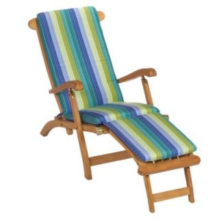 Home Decorators Collection Sunbrella Seaside Seville Outdoor Chaise Lounge Cushion 1573510330