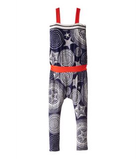 Junior Gaultier Stars and Circles Print with Red Band Playsuit (Big Kid)