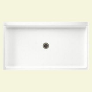 Swanstone 32 in. x 60 in. Single Threshold Shower Floor in Tahiti White DISCONTINUED SF03260MD.011