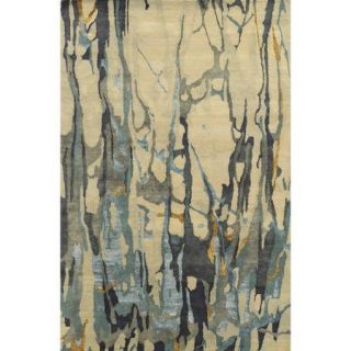 Wildon Home Abichail Hand Knotted Grey Area Rug