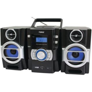 Naxa NPB429 Portable CD/ Player with PLL FM Radio, Detachable Speakers and Remote